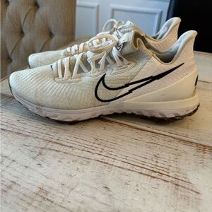 Nike Air Zoom Infinity Tour White Platinum Black Men's 12 ? Golf Shoes.